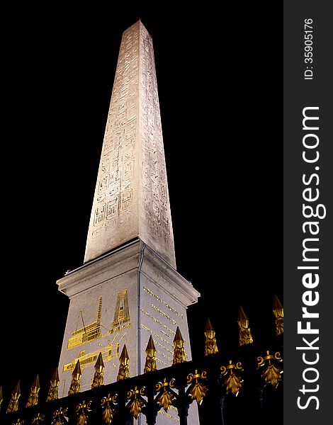 Obelisk column