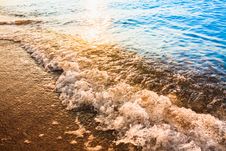 Sand Beach And Wave Stock Photography Sand Beach And Wave Stock Photography