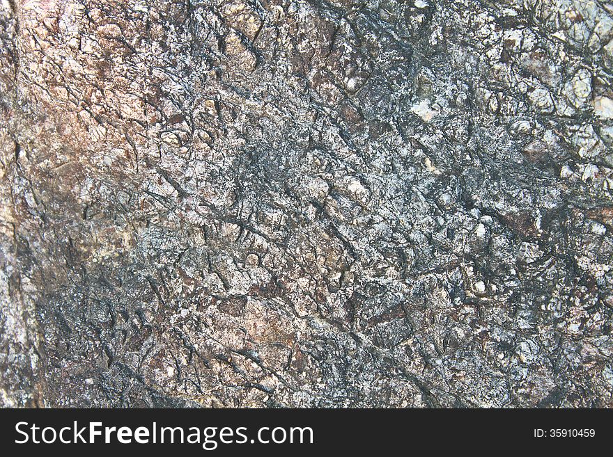 Close up textured limestone ground abstract background