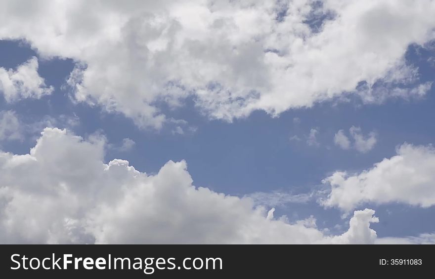 Time lapse clouds in the sky. Time lapse clouds in the sky