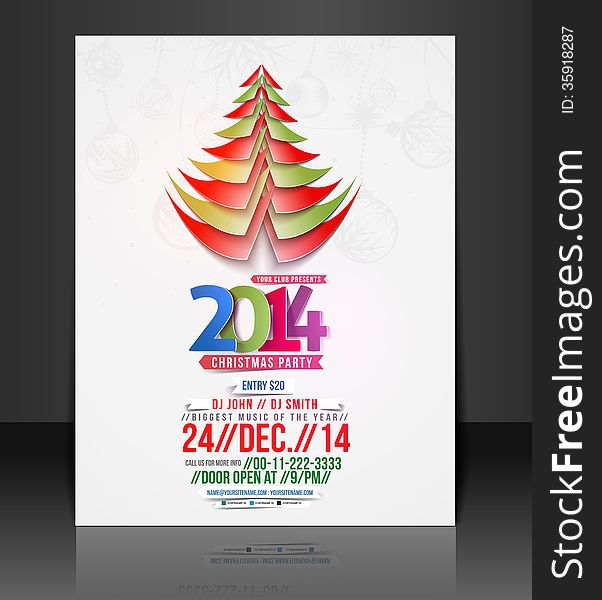 Christmas Party Flyer & Poster Cover Template
