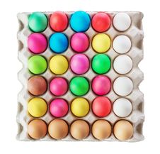 Multicolored Easter Eggs Royalty Free Stock Image Multicolored Easter Eggs Royalty Free Stock Image