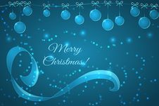 Christmas Background With Glass Christmas Balls Stock Photos Christmas Background With Glass Christmas Balls Stock Photos