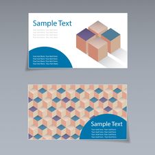 Business Card Geometric Background. Stock Images Business Card Geometric Background. Stock Images