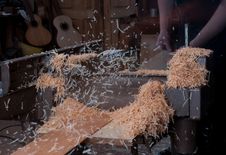 Woodshop Planer Stock Photo Woodshop Planer Stock Photo