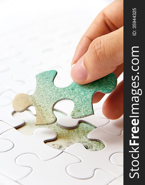 puzzle piece concept