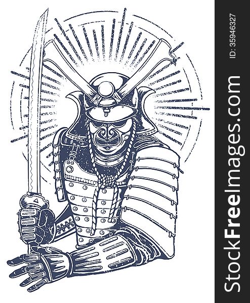 samurai warrior coloring pages