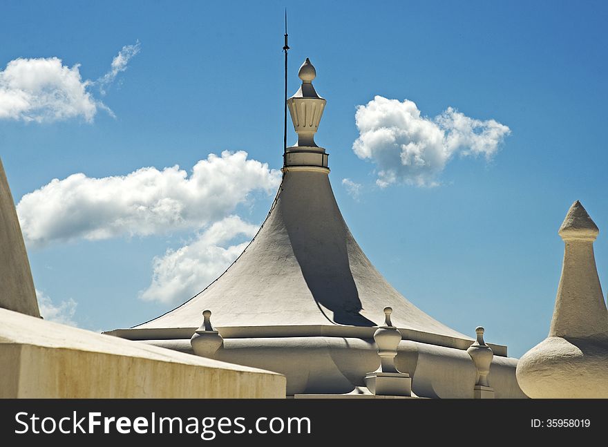 Convex cupola on a cathedral in Leon, Nicaragua. Convex cupola on a cathedral in Leon, Nicaragua