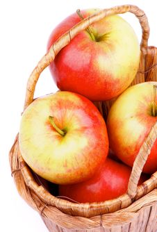 Apples In Basket Royalty Free Stock Image Apples In Basket Royalty Free Stock Image