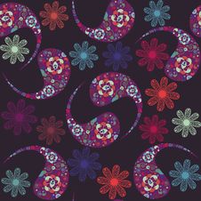 Floral Seamless Pattern And Seamless Pattern In Sw Stock Images Floral Seamless Pattern And Seamless Pattern In Sw Stock Images