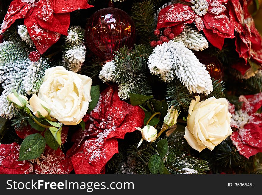 Christmas decorations on the Christmas Tree