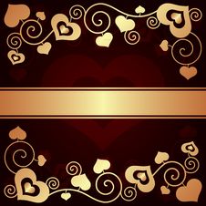 Valentine S Day Background With Hearts Stock Photo Valentine S Day Background With Hearts Stock Photo