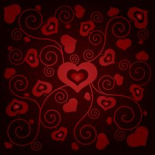 Valentine S Day Background With Hearts Stock Photo Valentine S Day Background With Hearts Stock Photo