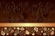 Valentine S Day Background With Hearts Stock Photos