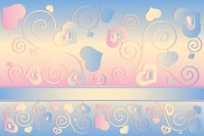 Valentine S Day Background With Hearts Stock Photos Valentine S Day Background With Hearts Stock Photos