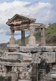 Ancient Greek Town Of Ephesus In Turkey Royalty Free Stock Image Ancient Greek Town Of Ephesus In Turkey Royalty Free Stock Image