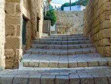Old  Stone Stairs Stock Photos