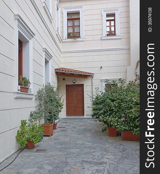 House entrance, Athens Greece