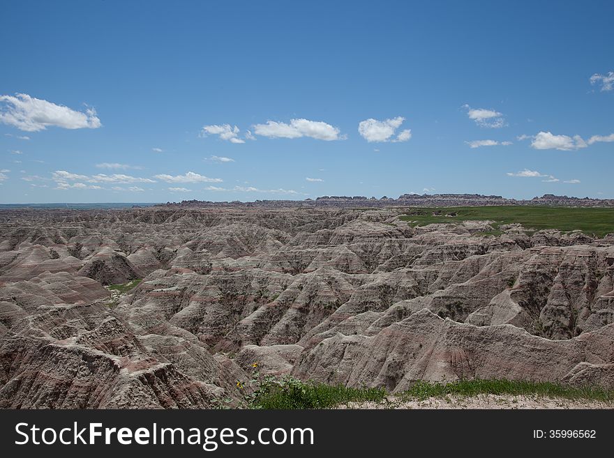 The beautiful Badlands of South Dakota. The beautiful Badlands of South Dakota