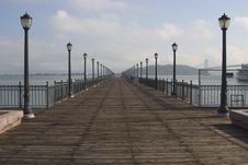 Bay Pier Royalty Free Stock Images
