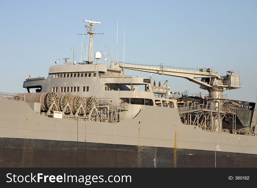 The helm of a large cargo ship. The helm of a large cargo ship.