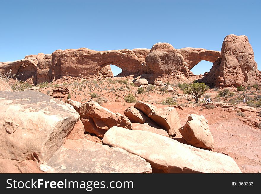 This picture was taken in the Arch National Park. This picture was taken in the Arch National Park.