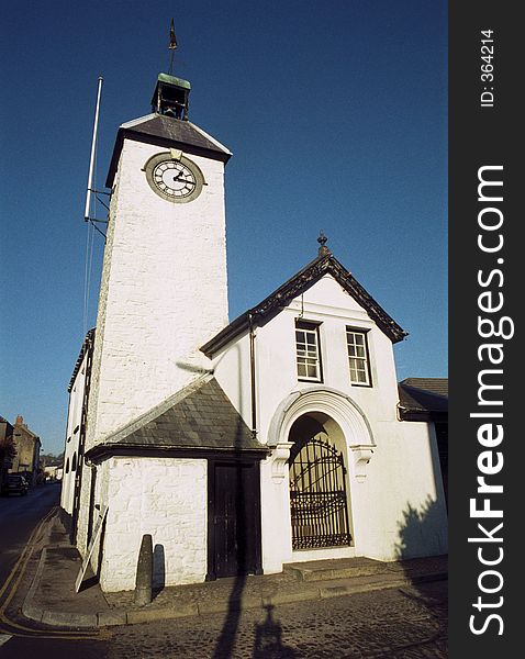 The vilage clock Lougharne