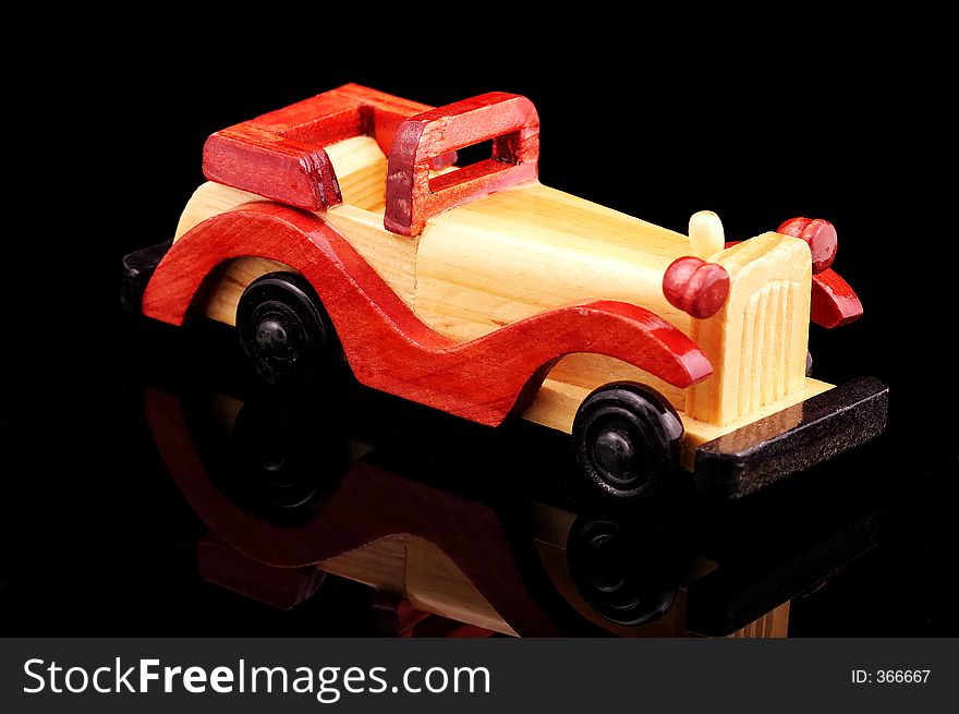 Wooden Toy Car. Wooden Toy Car