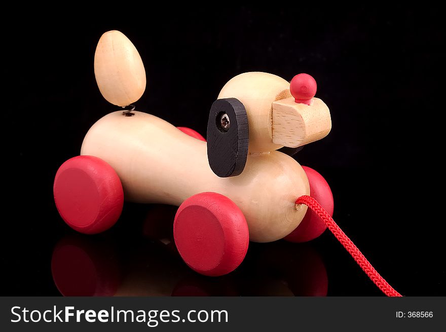 Photo of a Wooden Toy Tog. Photo of a Wooden Toy Tog