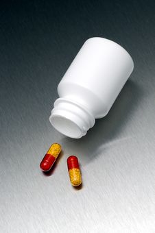 Pills Medicine Bottle Stock Image