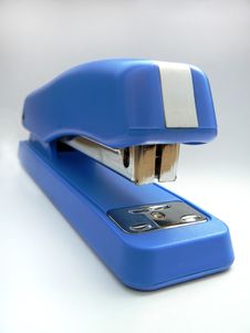 Blue Stapler Royalty Free Stock Photo