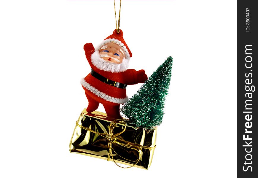 Christmas decoration with santa claus. Christmas decoration with santa claus