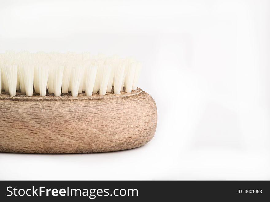 Body brush isolaed on a white background