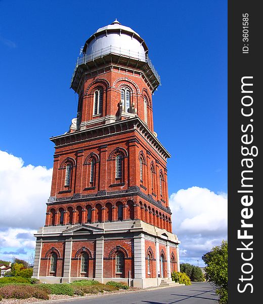 History Water Tower In New Zealand
