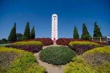 Big Thermometer Stock Image
