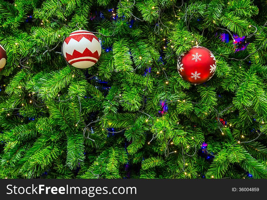 Chrismas Tree For Background