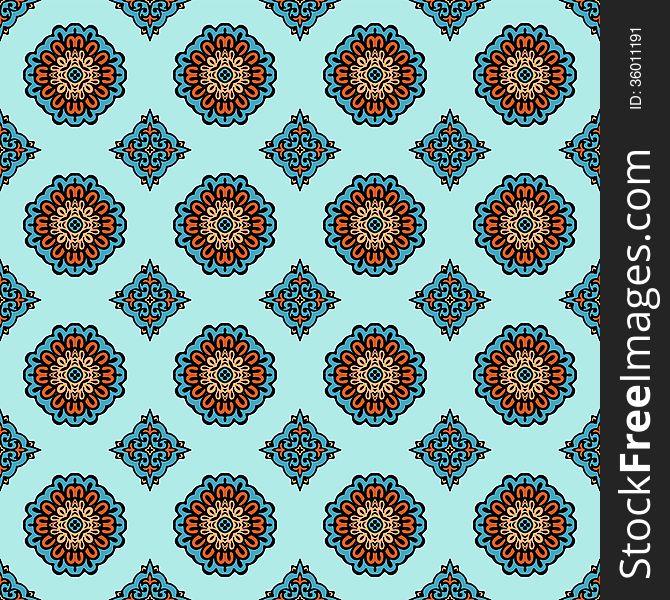 Geometric Gift Wrap Seamless Pattern