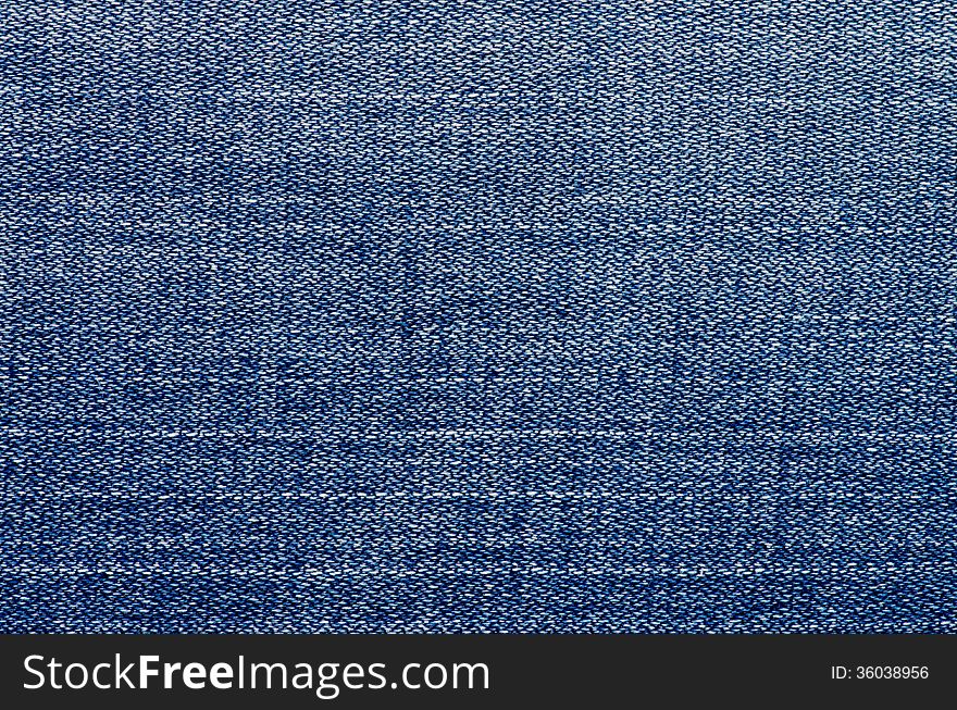 Background of Blue Jeans Texture closeup. Background of Blue Jeans Texture closeup
