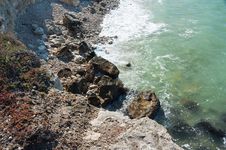 Rocky Coast Of The Black Sea Royalty Free Stock Photography Rocky Coast Of The Black Sea Royalty Free Stock Photography