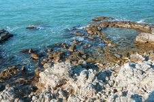 Rocky Coast Of The Black Sea Royalty Free Stock Photography Rocky Coast Of The Black Sea Royalty Free Stock Photography