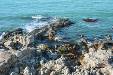 Rocky Coast Of The Black Sea Royalty Free Stock Photo Rocky Coast Of The Black Sea Royalty Free Stock Photo