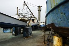 Ship In A Shipyard Wighting For Recondition Jaffa Stock Photo Ship In A Shipyard Wighting For Recondition Jaffa Stock Photo
