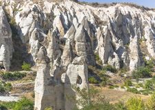 Rocks In Cappadocia Stock Photography