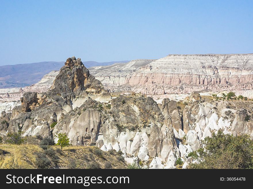 Rocks in Cappadocia