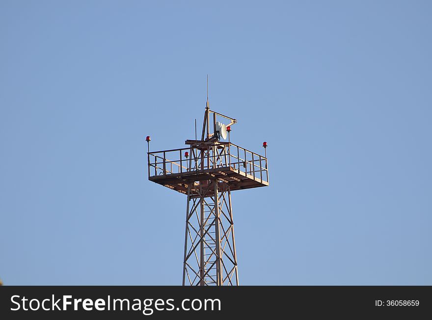 A communication tower for industrial company