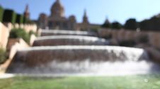 Museu Nacional D Art De Catalunya Fountain Royalty Free Stock Image Museu Nacional D Art De Catalunya Fountain Royalty Free Stock Image
