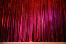 Crumpled Curtain Stock Images
