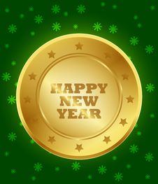 Happy New Year Seal Royalty Free Stock Image Happy New Year Seal Royalty Free Stock Image