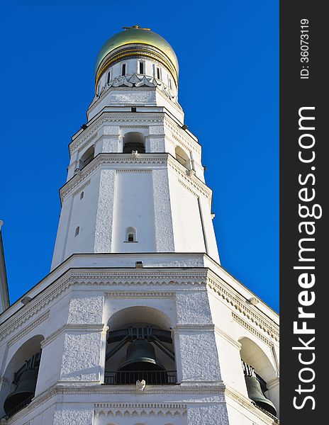 The Ivan the Great Bell Tower in Moscow Kremlin