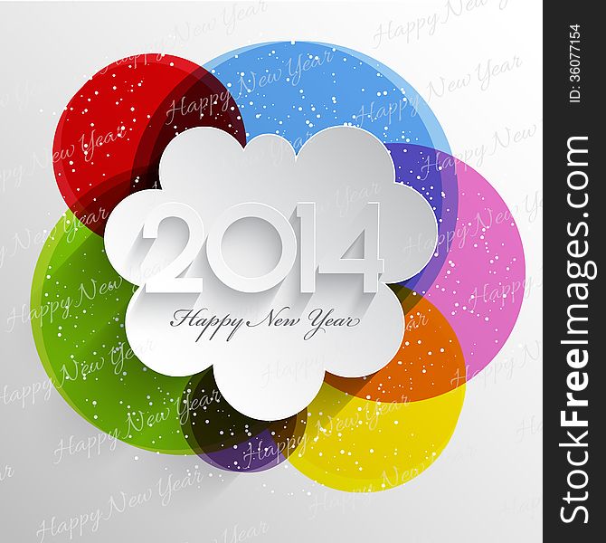 Abstract background design for the New Year. Abstract background design for the New Year
